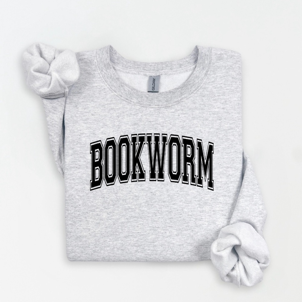 Light Grey Bookworm Sweatshirt